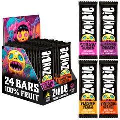 Zombie Fruit Bars Fruity 24 bar box