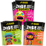 Zombie Variety Gummies: Fruit, Sour and Xtreme Sour bags