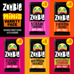 Zombie Minis contain 8 each of 5 flavours