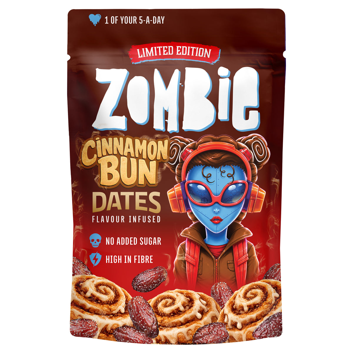 Zombie Cinnamon Bun Dates - 10 x 45g