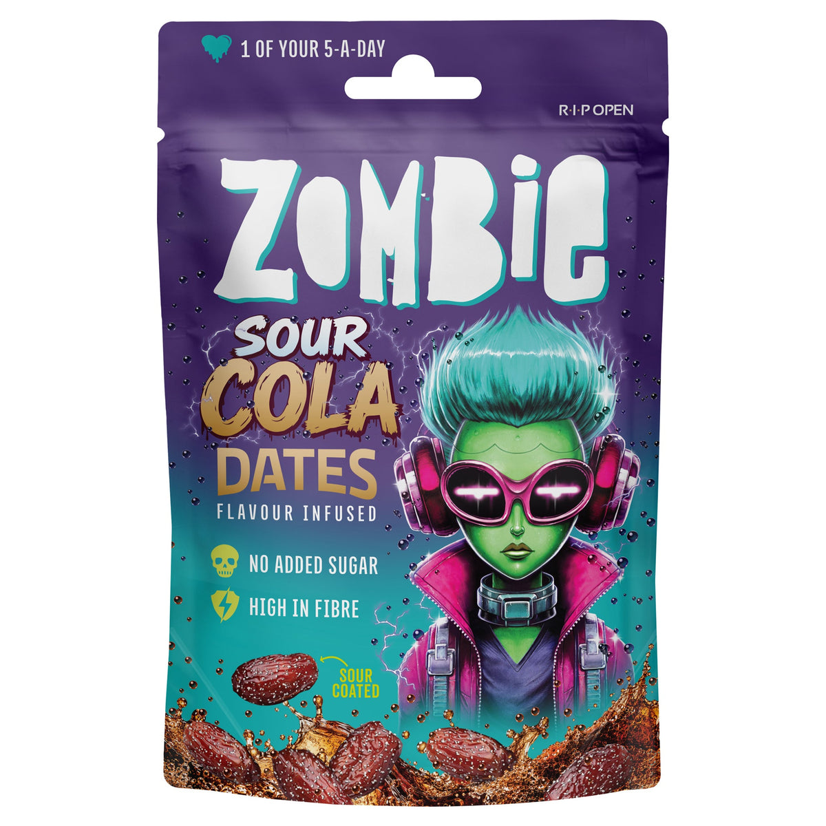 Zombie Sour Cola Dates 45g pouch